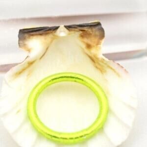 Thai Buddhist Temple Kumlai Stackable Ring – Fluorescent Yellow